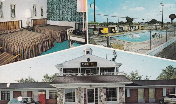 Travelers Motor Inn (New City Motel) - Old Postcard